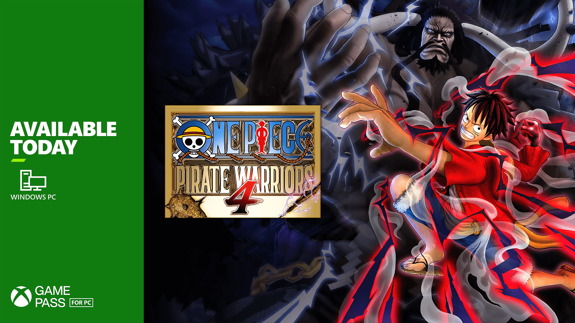 PC Game Pass on X: You're gonna wanna play One Piece: Pirate Warriors 4  soon and by soon we mean today because it's available (today)   / X