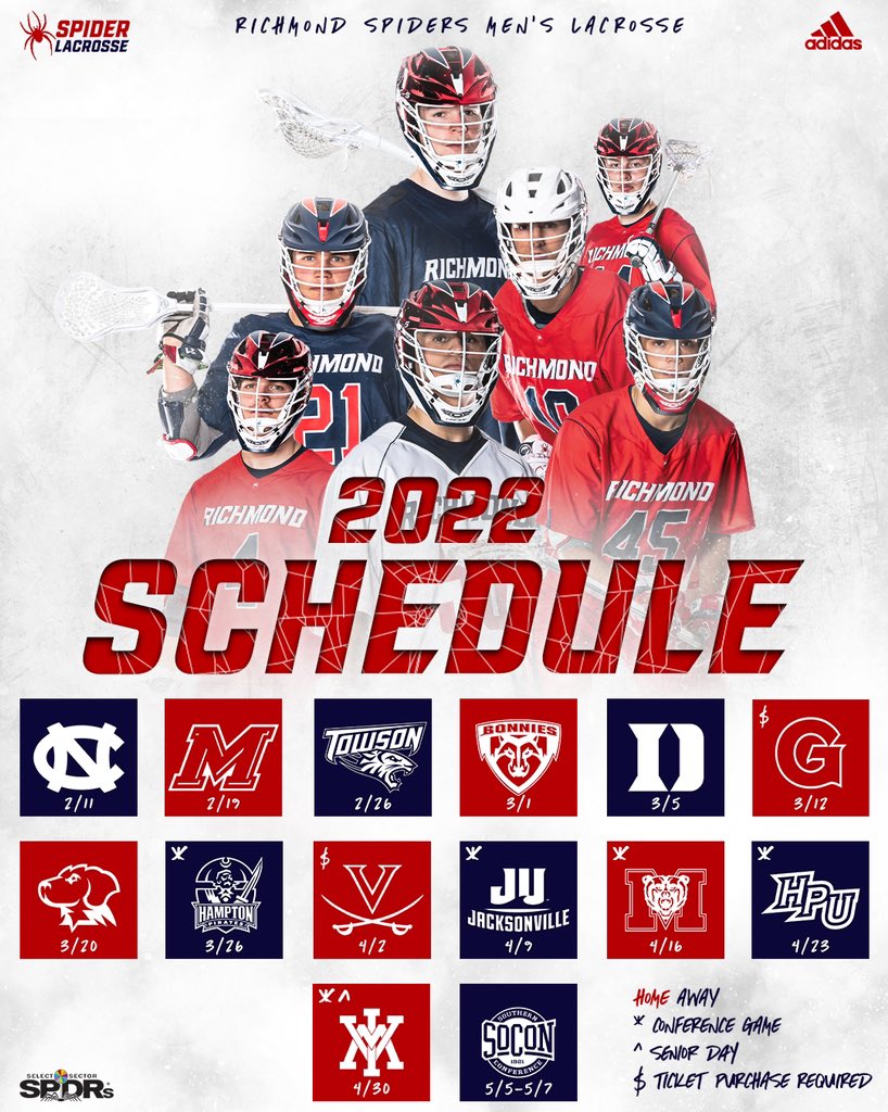 Mark your 🗓! Our 2022 schedule is here! #OneRichmond