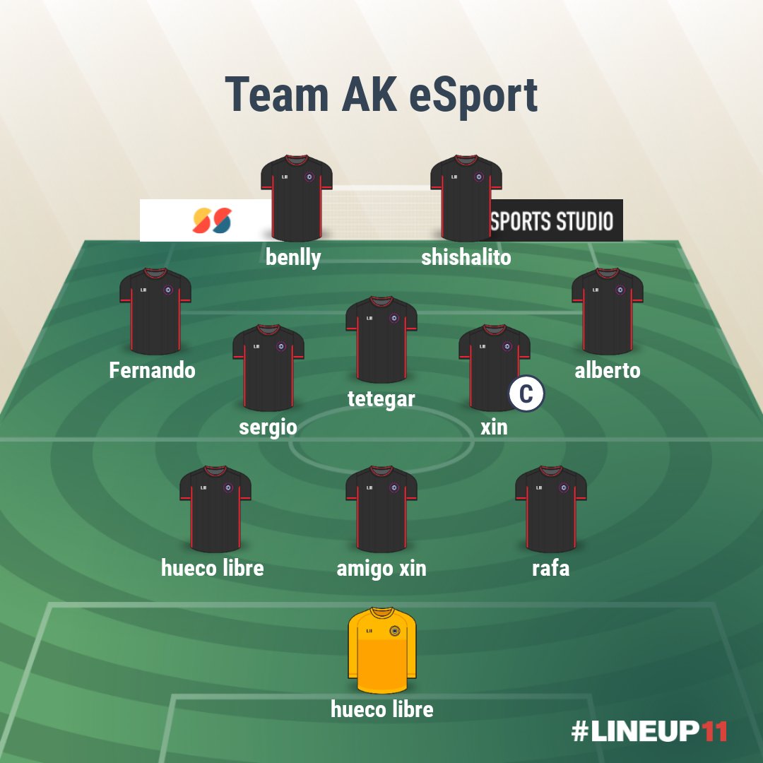 Buscamos jugadores de ayudas está noche para un torneo nos faltan 1 GK y 1 DFC⚽⚽
#lineup11 #vamosak