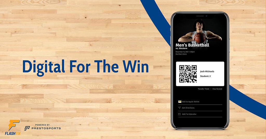 Go digital this season with ticketing from FlashTix. Easy to set up. Easy to use. Easy to purchase tickets. It's a win-win situation. 

Get started at flashtix.cc.
