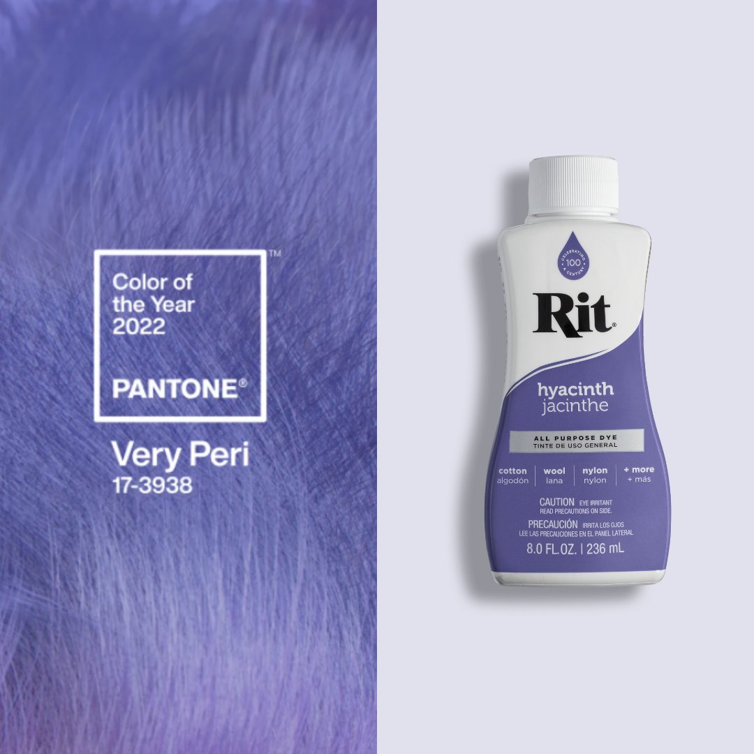 Rit Dye on X: @pantone unveiled its color of the year: Very Peri 💜 Our  lab typically gets to work right away to create a color formula—but this  year, we realized we've