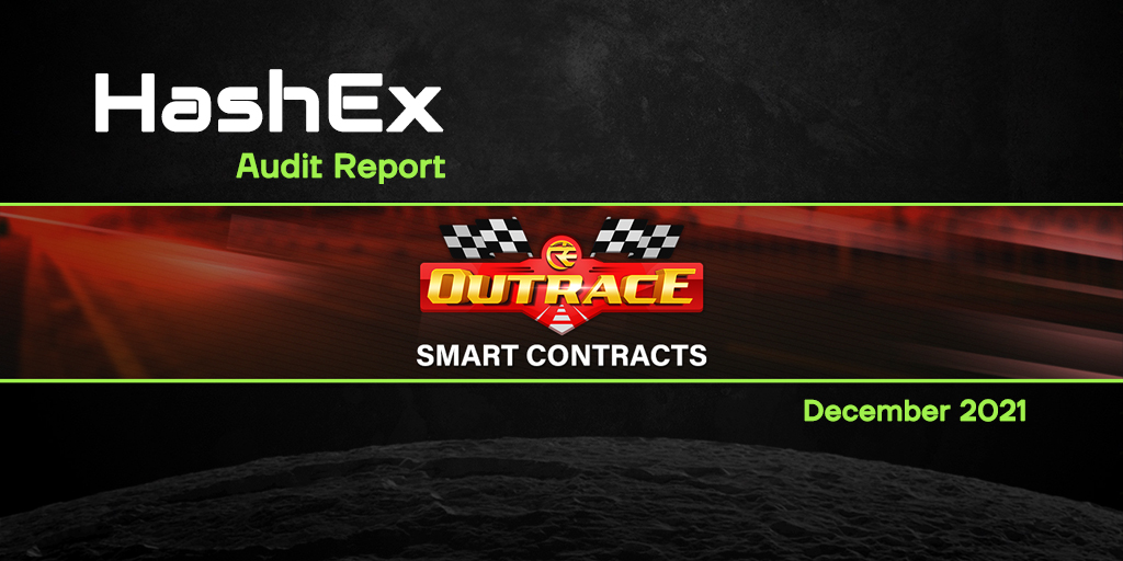 HashExOfficial's tweet photo. A new audit report for @outrace_ore is available for your review! No high or medium severity issues found.

Check the full report here: 
https://t.co/sIglZ7mlg1

#HashExAudit #DeFi https://t.co/N1L78xfwpe
