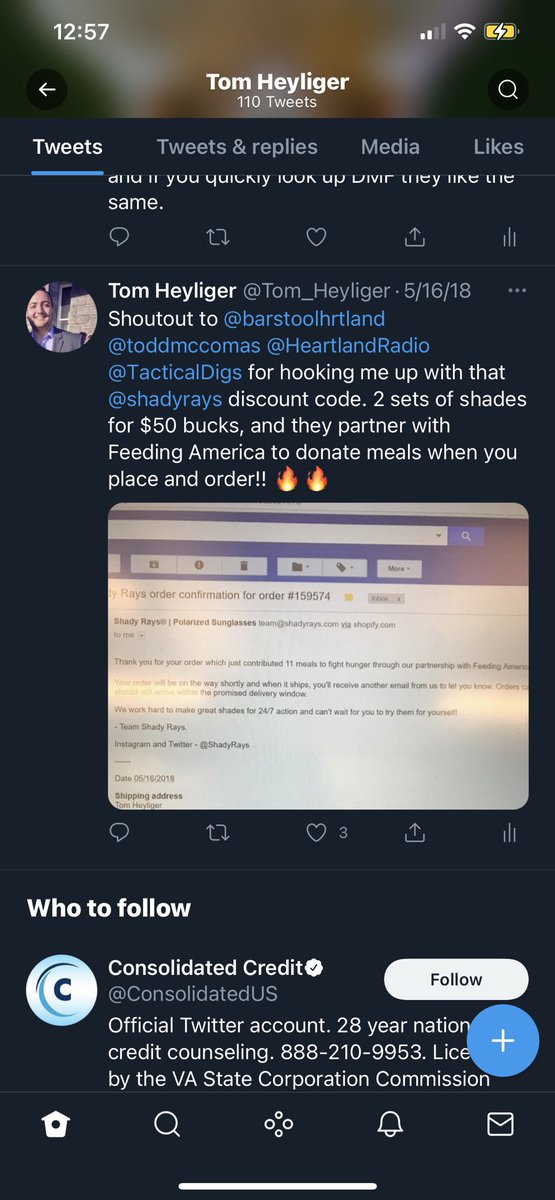 Tom_Heyliger's tweet photo. Been riding with @PatMcAfeeShow and the boys since Day 1 of the Barstool Days. Don’t have much to show besides just listening in and 1 order I placed back in 2018. Congrats to all of you and can’t wait to see what’s next! #PMSFanDuelFamily https://t.co/Vk4K2G8eOm