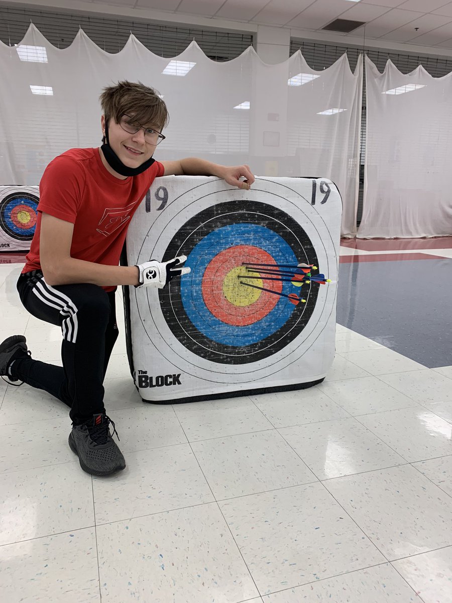 Not too shabby for a first year archer. Now time to do something with that hair…. <a href="/rucoschools/">Rutherford County Schools</a> <a href="/SCMFalcons/">Stewarts Creek MS</a>