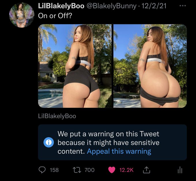 Watch LilBlakelyBoo's leaked NSFW photo on TwXstars