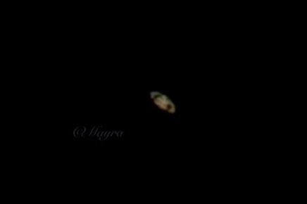 LePapillonBlu2's tweet image. I shot this photo of Saturn 🪐 last year. Just using my NikonD 750 camera with a Nikkor telescopic lens 200-500mm ✨#Saturn #nikonphotography #Space