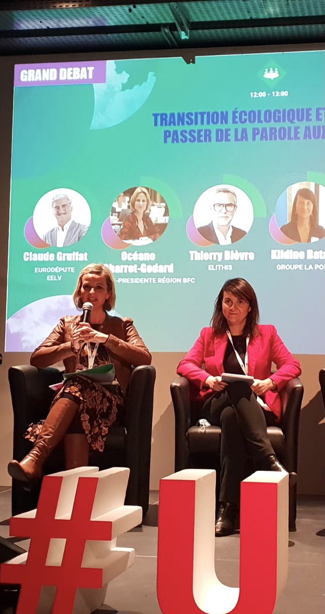 O_charretgodard's tweet image. Transition sociale et écologique : on passe de la parole aux actes ! Convictions, jeunesse, idées neuves et actions, retour sur la clôture des Universités de l’#Economie de Demain @dijon 👉🏼 youtu.be/dYvjPe9QlDg