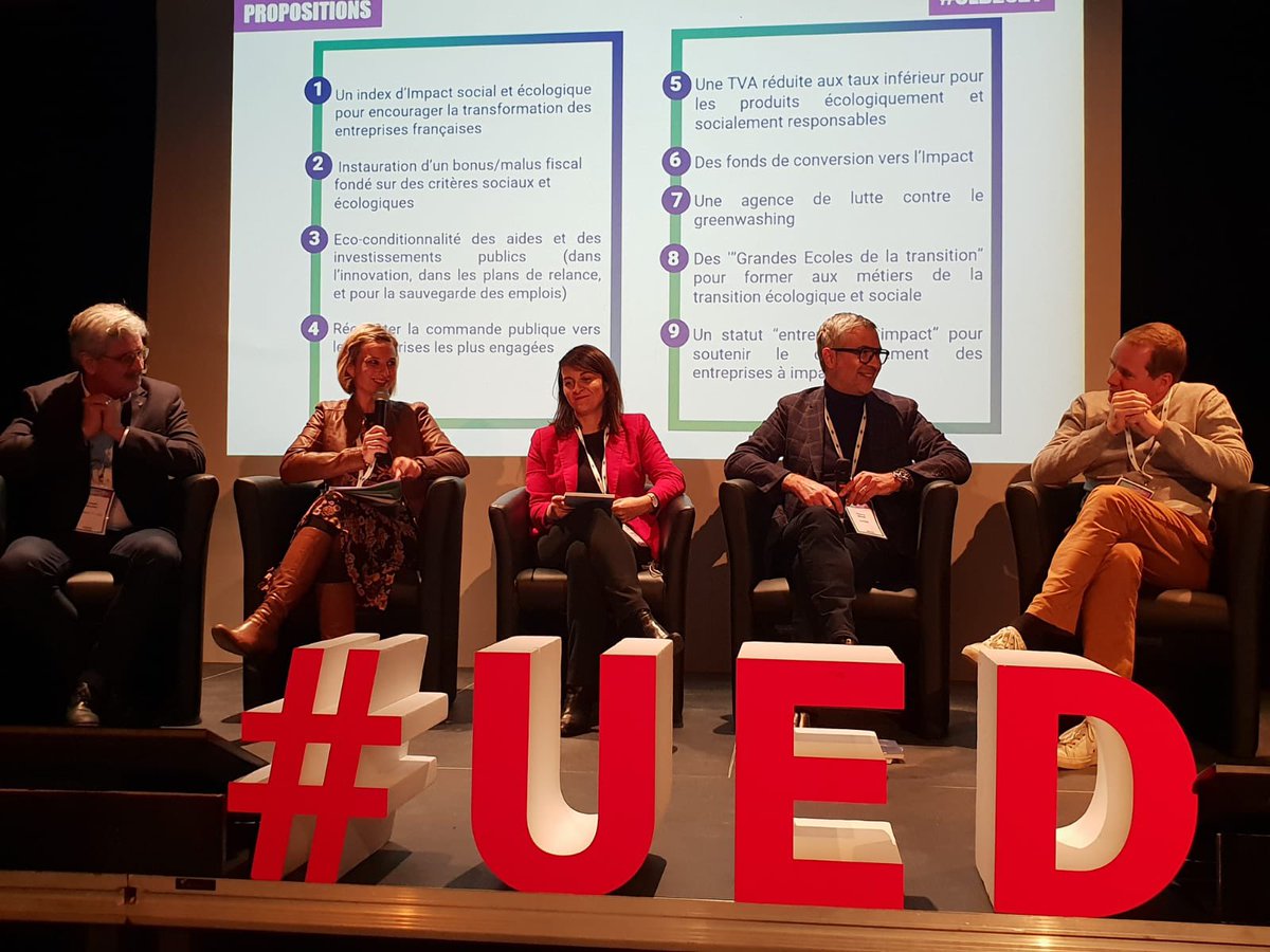 O_charretgodard's tweet image. Transition sociale et écologique : on passe de la parole aux actes ! Convictions, jeunesse, idées neuves et actions, retour sur la clôture des Universités de l’#Economie de Demain @dijon 👉🏼 youtu.be/dYvjPe9QlDg