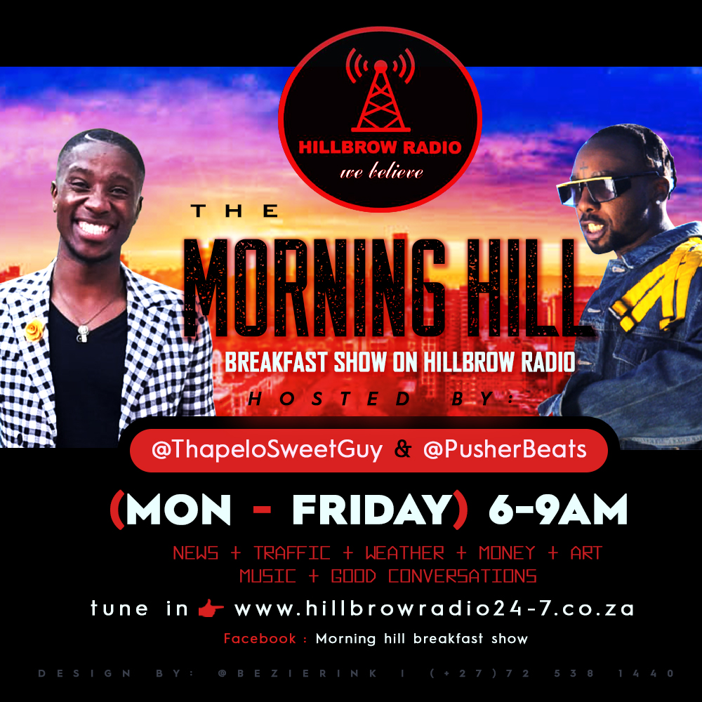 PusherBeats's tweet photo. We on Air @HilbrowRadio247  👉 https://t.co/JsTEl0YHwO 🔥 me and @ThapeloSweetguy got a fire show for y'all today! https://t.co/WJacurXEVH