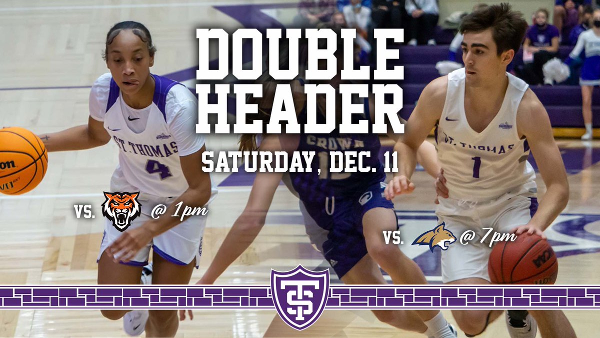 TommieAthletics's tweet image. Schoenecker is the place to be on Saturday! Get your tickets and come make it loud for a DI Doubleheader at 1 and 7! 

🎟 bit.ly/3DFSl0H

#RollToms