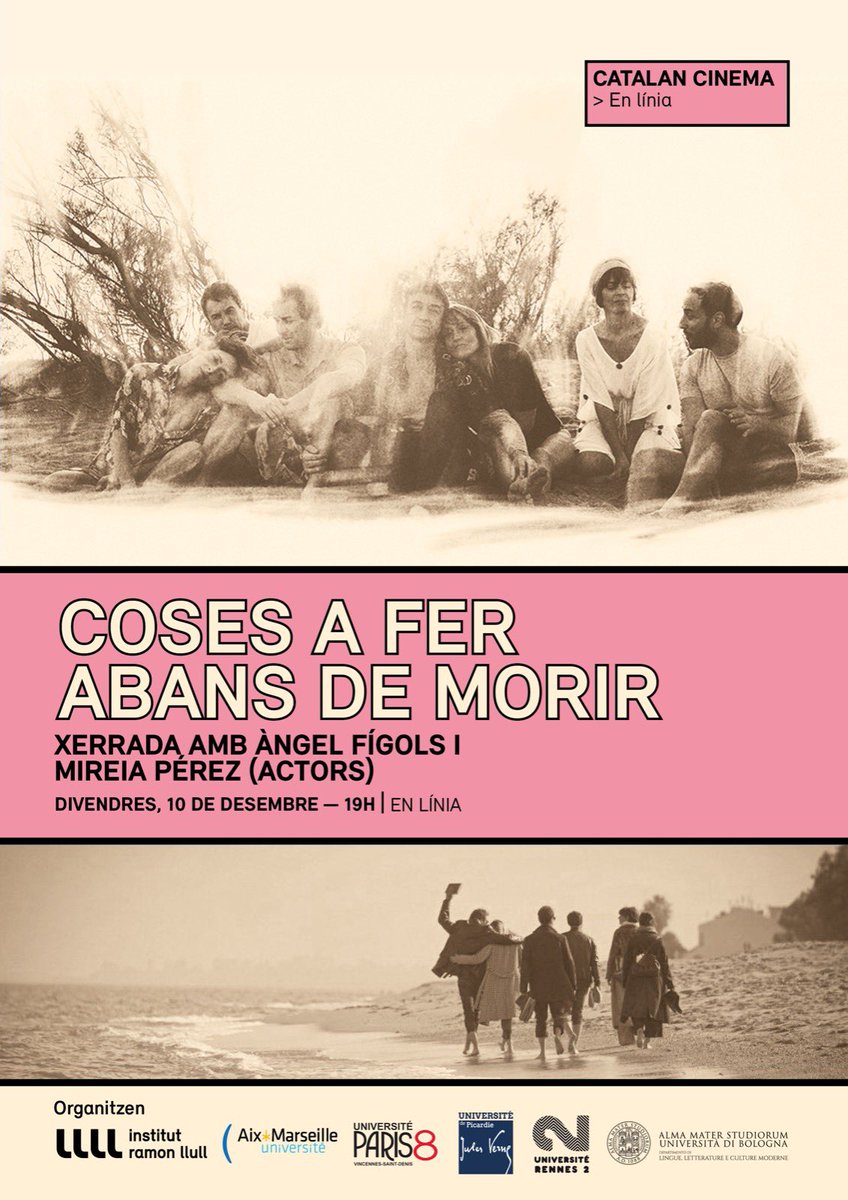 Demà tenim una cita en línia amb @mireiaperezsancho i @figolsllorach per parlar de <a href="/cosesafer_film/">COSES A FER ABANS DE MORIR</a> 👏🏾👏🏾
Us esperem! 😊
(Més informació per MD)
#aixencatalà #cinemaencatalà #film #cosesaferabansdemorir #actors #actrius #cultura #catalanculture #irll #xarxallull