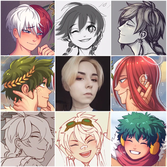 I always found it funny how 90% of my drawings are smiles of all kinds but my face irl is just 😐
#artvsartist2021 #artvsartist 