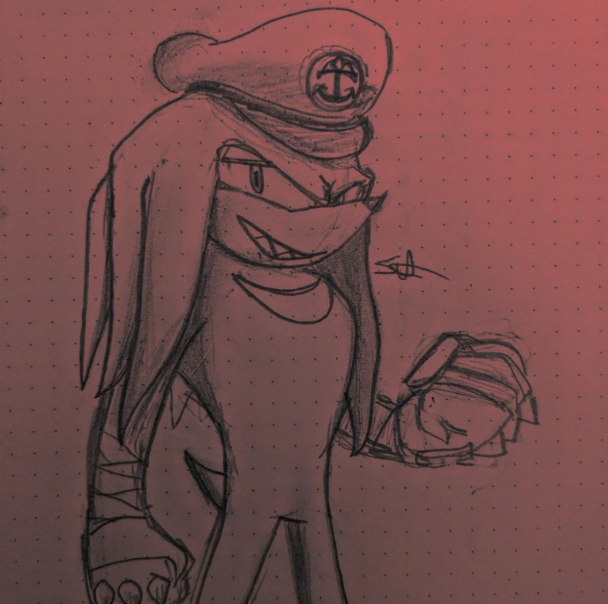 VoltArtzso's tweet photo. I draw #knucklestheechidna
#Fanart #SonicTheHedgehog https://t.co/qWKp7MVAdS
