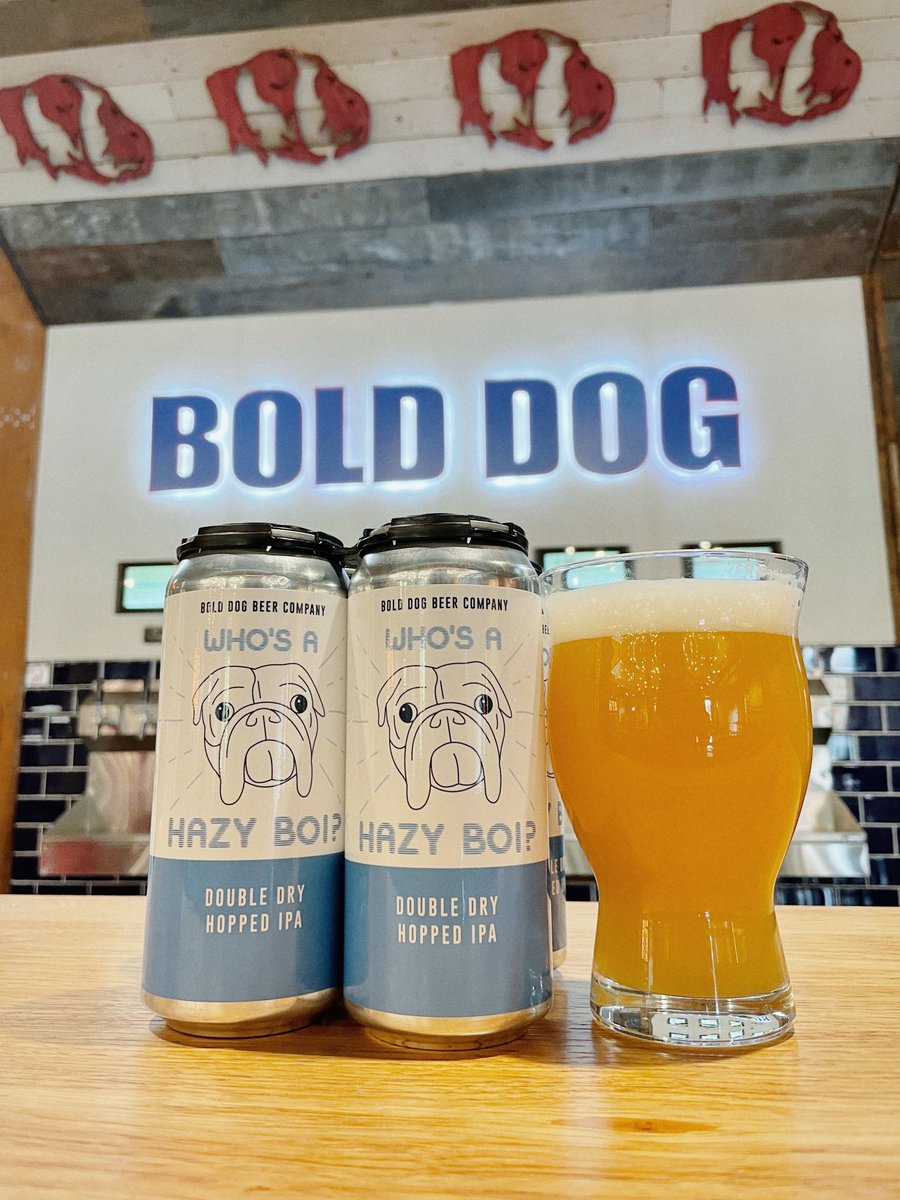 It's Day 9. Crack open a cold can of Who's a Hazy Boi Double-Dry Hopped IPA. It's the haziest boi in town.