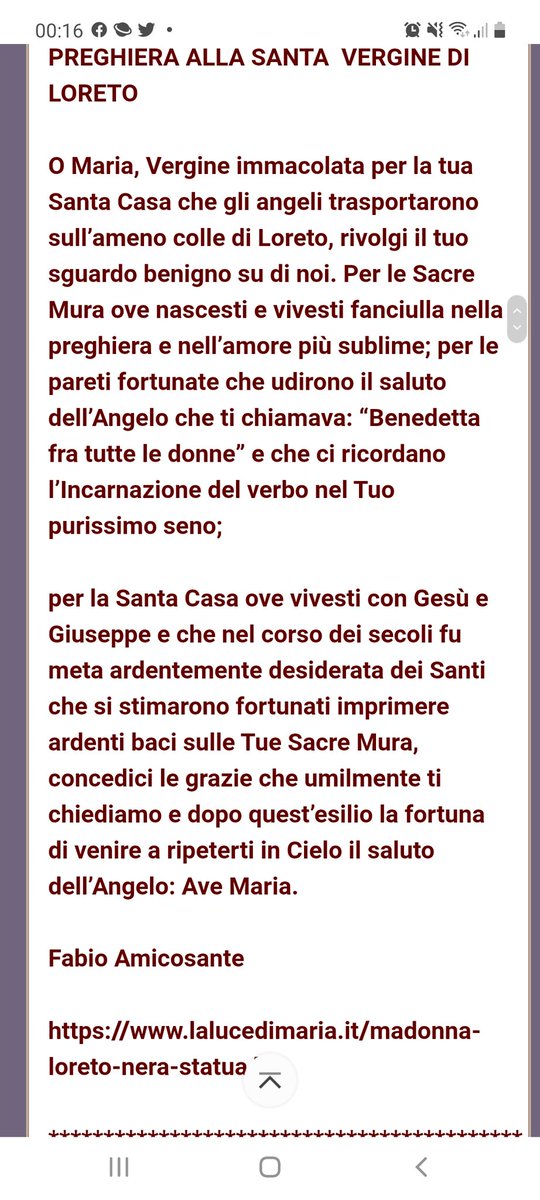 #10dicembre 
#MadonnaDiLoreto