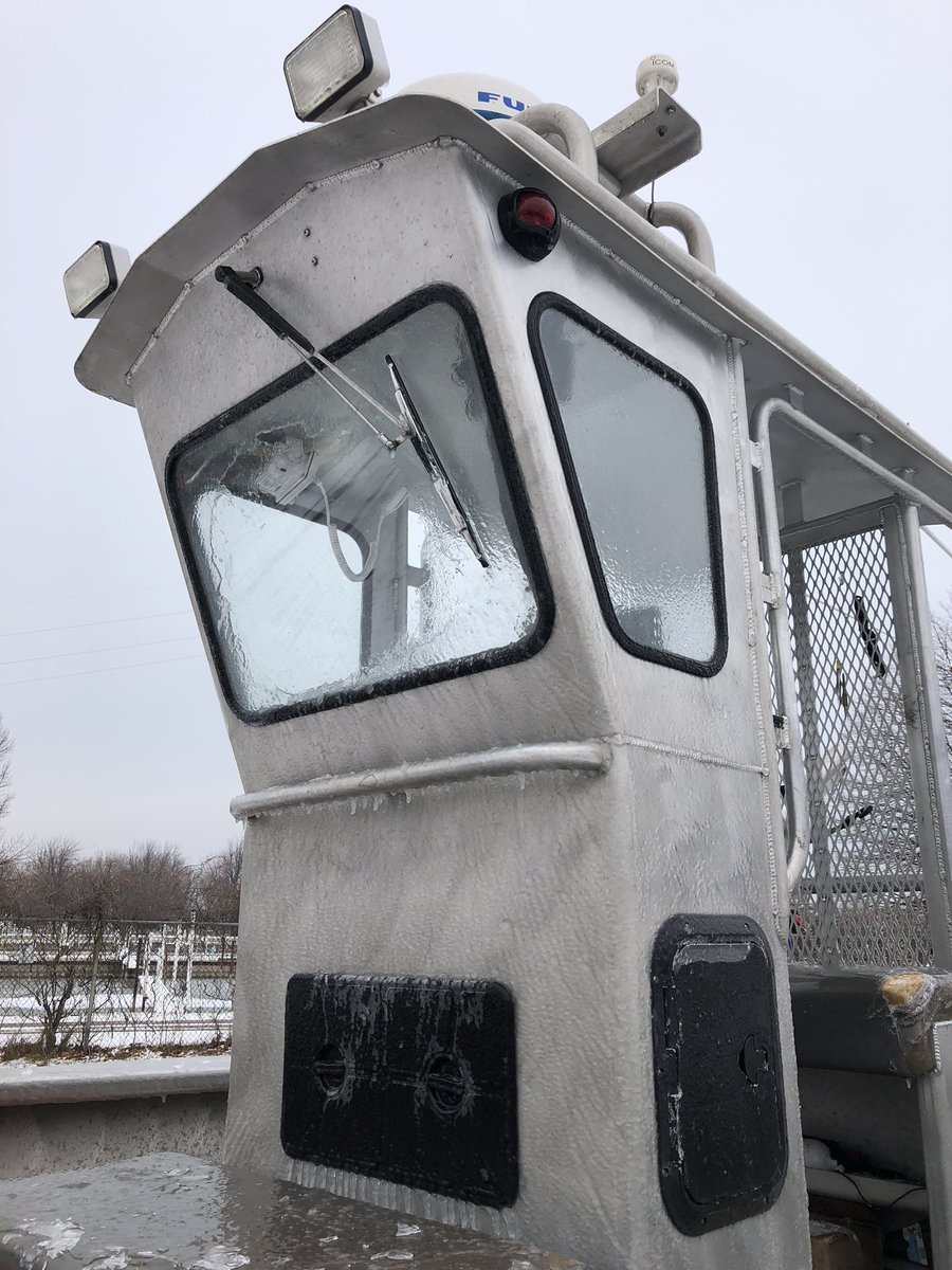 skoenigb's tweet photo. Not seeing a *lota* whitefish anymore, but we captured the first burbot of our #Coreyon survey this morning. I bet today was the coldest day on the water for our entire project! https://t.co/LZBSrCr5S9