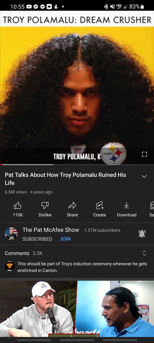 thee_LastOutlaw's tweet photo. This was the story that got me hooked on the Pat Mcafee show. Helpes me every week day when I'm out on the road to pass the time. #pmsfandualfamily thank you Pat and the Boys. #PatMcAfeeShowLIVE #PatMcAfeeShow https://t.co/iDELAzW2n4