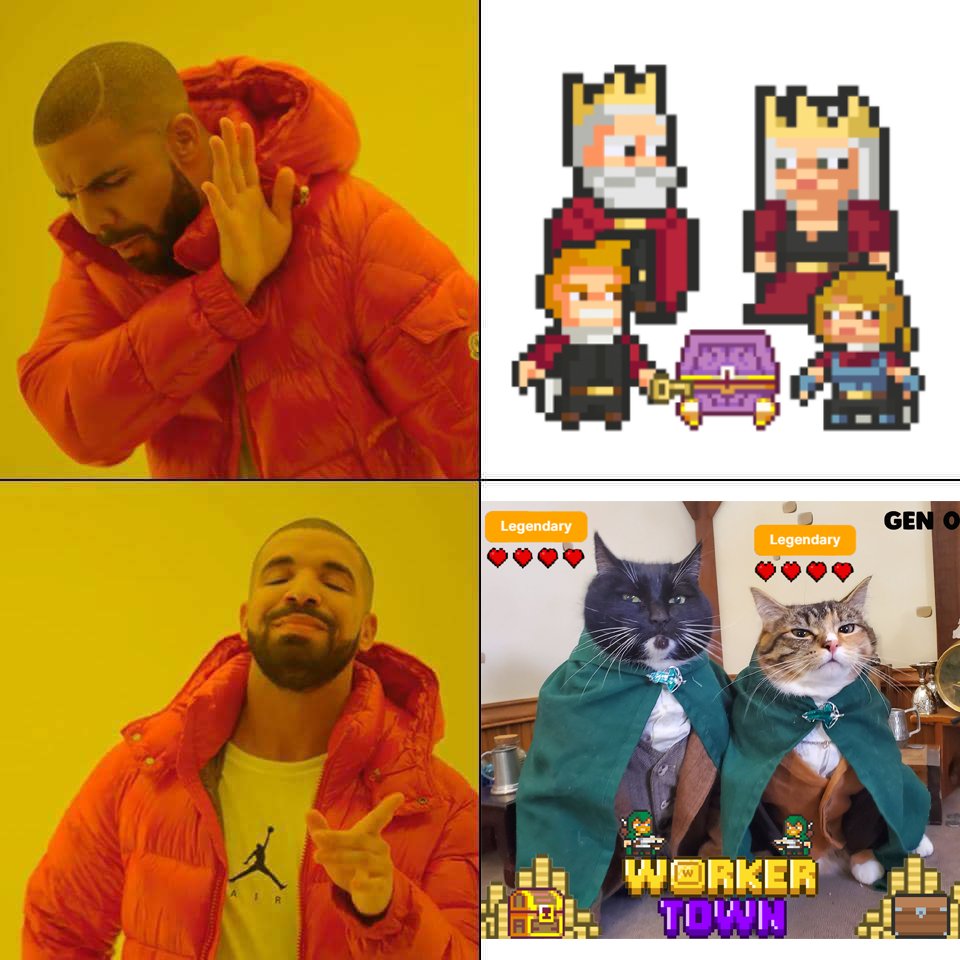 MatiGeekUp's tweet photo. A ver si me dan su like y RT para ganar el MEME CONTEST de @worker_town y poder entrar al juego minteando algunos cofrecitos de NFT's!
#Workershavefun #workertown #workersgonnawork https://t.co/AeRiuQamWm