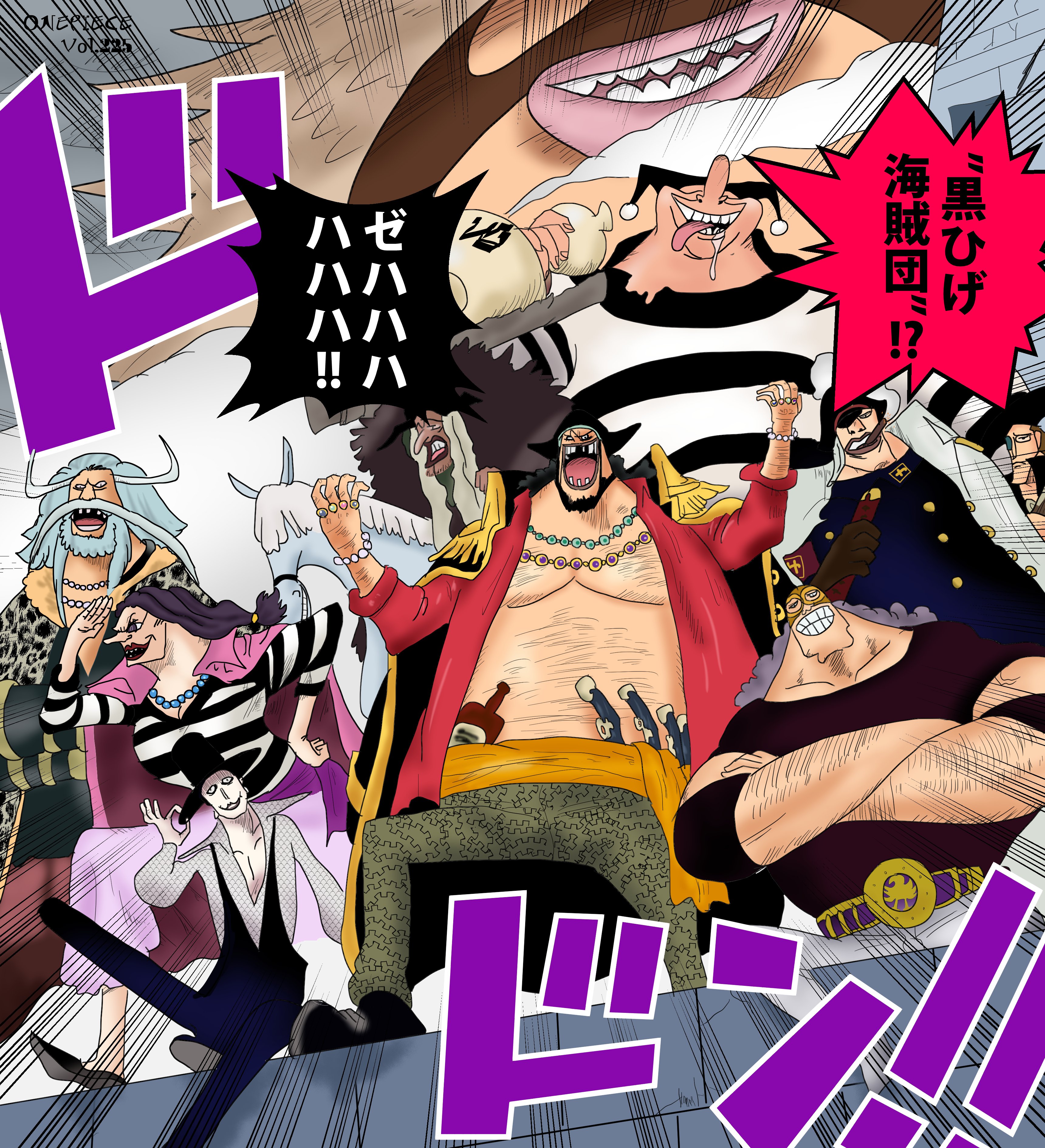 Twitter 上的 Iq Art イラスト 大枠全部描いてワンピ最終回を盛り上げたひ Onepiece No 225 5000 伝説の 海賊白ひげ 彼の信じられない姿を目の当たりにした直後 あの男 が満を持してこの場所にやってきた 最悪だ 絶対にとんでもないことが起こる