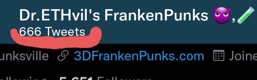 3dFrankenPunks's tweet photo. We recently passed a wicked milestone... MUHAHAHAHAHA *cough* *cough* Ahhh...

ElizabETH WHERES MY DAMN COFEETH? https://t.co/tnCVt7Z1yI