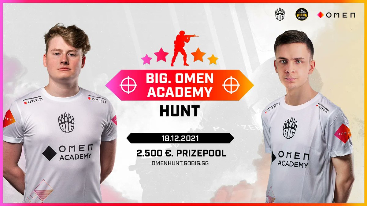 BIGClub's tweet image. ᵂᴱᴿᴮᵁᴺᴳ
@BIGCLANgg. @OMENbyHP_de Academy Hunt im Dezember, erstmals um 18 Uhr!

Wow: VIERFACHE Bounty durch den 3. Sieg des Academy Teams! 🤑

✔️ 2.000 € Bounty, 500 € Preispool
✔️ Raffle unter allen Teilnehmern
✔️ Kostenlose Teilnahme

▶️ omenhunt.gobig.gg