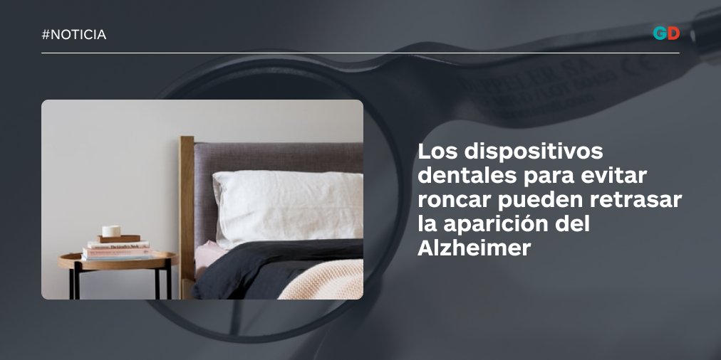 gacetadental's tweet photo. 🚩 Los dispositivos dentales para evitar roncar pueden retrasar la aparición del #Alzheimer 🧠. #GacetaDental 

👉 Pincha y descubre todos los resultados del estudio https://t.co/88x3Nck7TJ https://t.co/EXTLJForGh