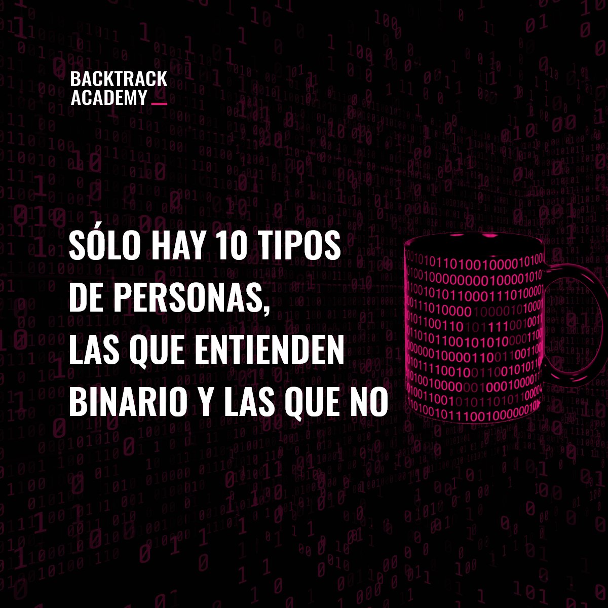 BackTrackAcadem's tweet photo. El código binario es el sistema de codificación usado para la representación de textos, o procesadores de instrucciones de computadora, utilizando el sistema binario.
#Backtrackacademy #CodigoBinario #Binario #Code #Hacking https://t.co/ISMiq5IeAK