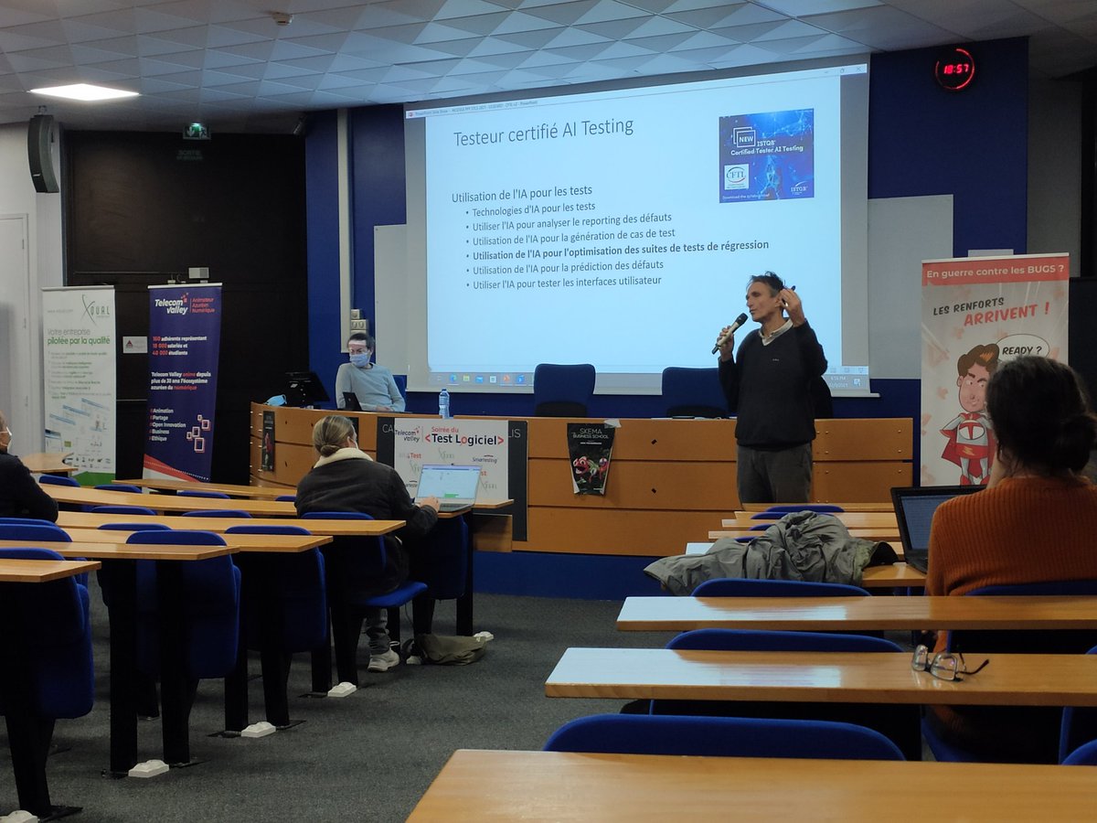 TelecomValley's tweet image. 2eme salve de conférences sur le #TestLogiciel avec @altran @AusyFR #CFTL @Univ_BFC @AmadeusNice à la #SoiréeTestLogiciel #STLS2021