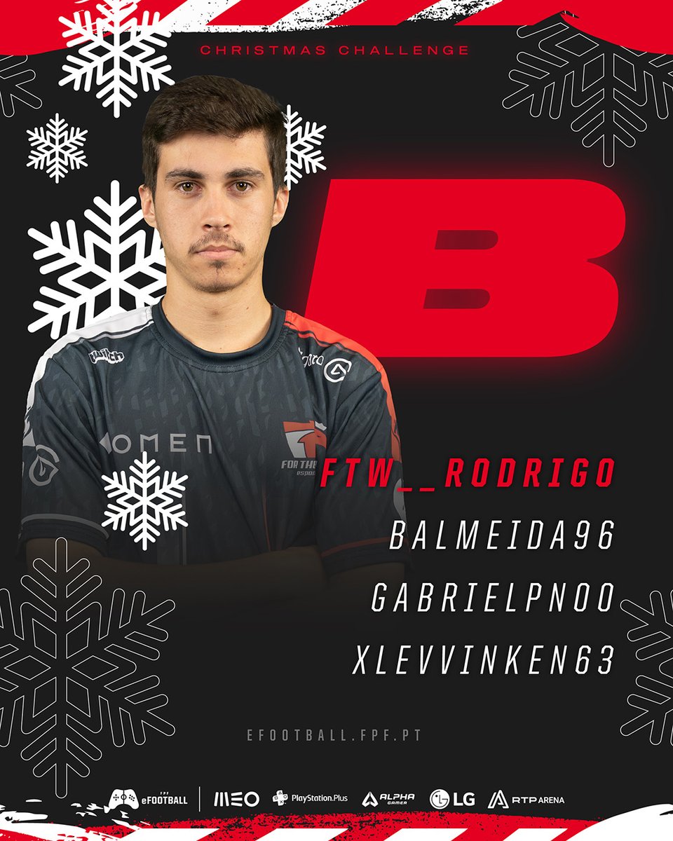 FPFeSPORTS's tweet photo. (1/2) 🌠 Sorteio feito, vamos lá a palpites natalícios: quem vence o #FPFChristmasChallenge? 🎄👇

📆 18/12 - 19/12
📍 Cidade do Futebol https://t.co/riq9UJQoX8
