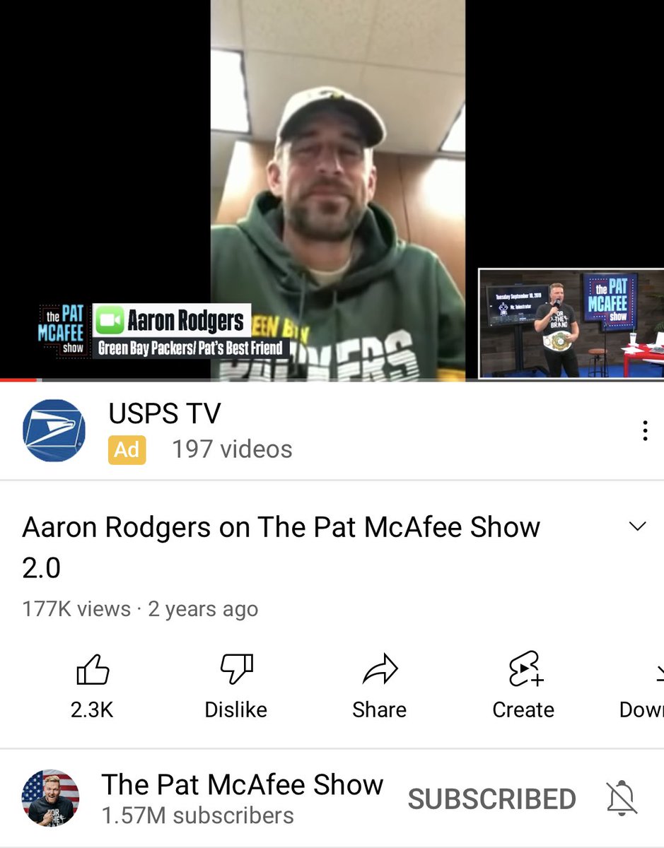 schonebm55's tweet photo. First Aaron Rodgers Tuesday and Tuesday has become one of my favorite days now. 

 #PMSFANDUELFAMILY https://t.co/8tzWWyCcKi