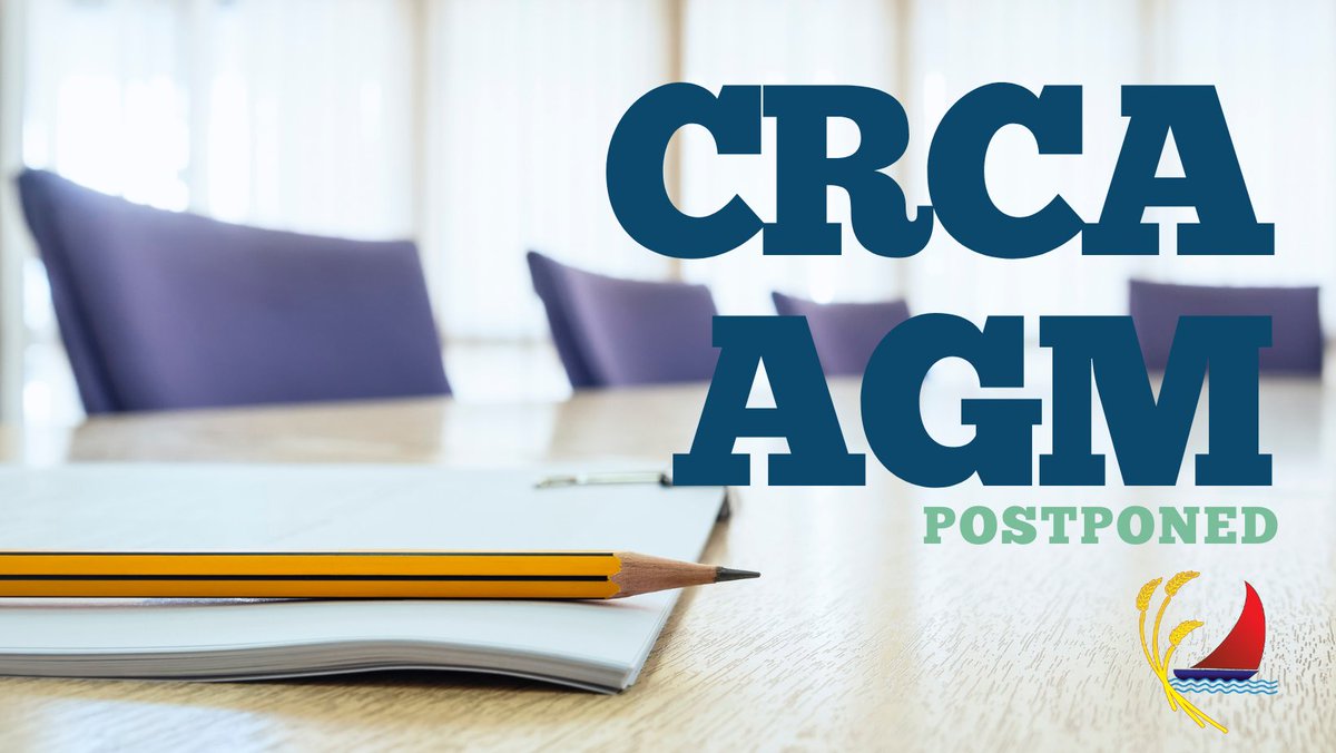 ChestermereRec's tweet photo. Yesterday, the CRCA’s Annual General Meeting did not go ahead as planned since quorum (a minimum of 15 voting members present) was not reached. 
The meeting has been postponed and a new date will be announced soon. Stay tuned! https://t.co/UkNQqv8FaK
