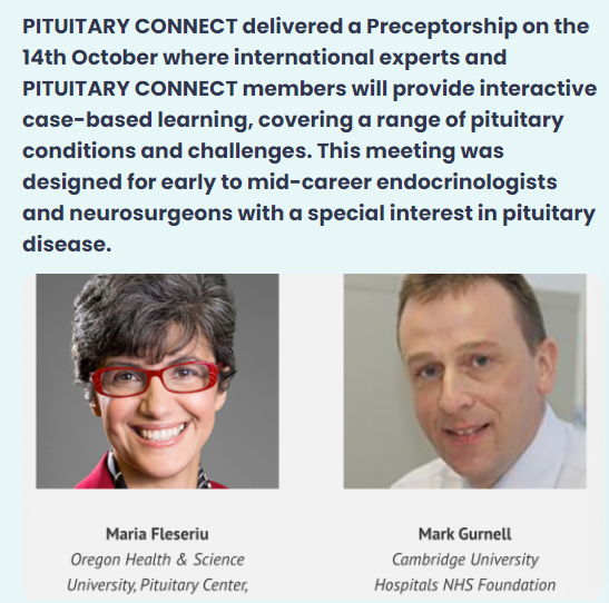 We recently held a Pituitary Preceptorship where international experts shared their knowledge with #endocrinology &amp; #neurosurgery physicians. You can now access educational content from the day on demand: ow.ly/Gw4K50GQ2zP 
#MedEd #pituitary #acromegaly <a href="/MariaFleseriu/">Dr. Maria Fleseriu</a>