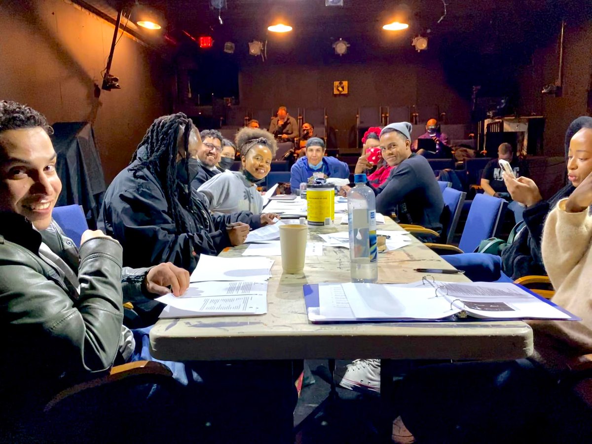 SacredFoolsLA's tweet photo. Our first first read since early 2020! Look at all these faces, getting ready to bring you @idrisgoodwin's HOW WE GOT ON, opening January 28, 2022!⁣ #HowWeGotOnFools #howwegoton https://t.co/WBjPOztRSq