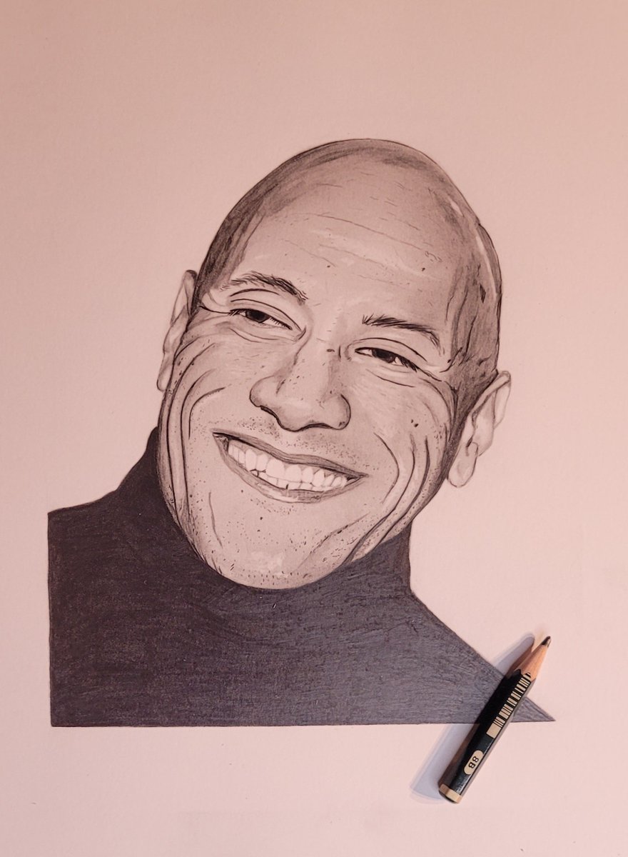 RyanKitto's tweet photo. ✏ Pencil Portrait of "The People's Champ" Dwayne @TheRock Johnson 😊
This was so fun to draw as this guy has been such an inspiration to me and I'm sure so many of you 💜 
Drop me a DM with your ideas and requests and I'll get them done and sent to you before Christmas 🌲🎁 https://t.co/hOzO6RBZWc