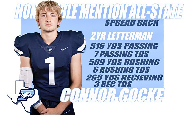 POPCSAD's tweet photo. Excited and PROUD to announce…

Sr. Connor Gocke, Div1 - Honorable Mention All-State!! https://t.co/BvhocqI95b