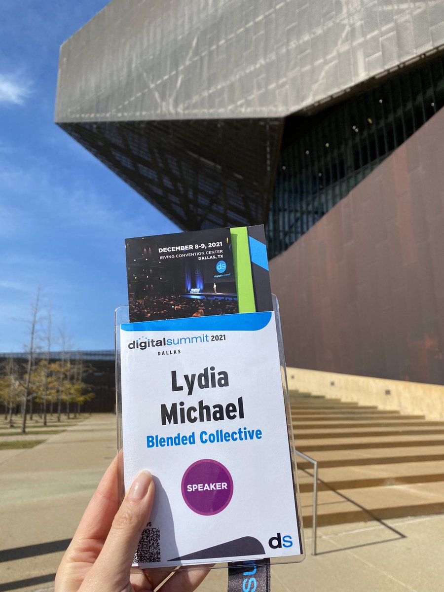 BlendedCollect's tweet photo. Did you have a chance to check out our President @Lydia_Michael’s presentation at the @DigitalSummits #Dallas on how to build the elements of brand love? #DSDAL #DigitalSummit #DigitalSummit21 https://t.co/lL6GD9RqWc