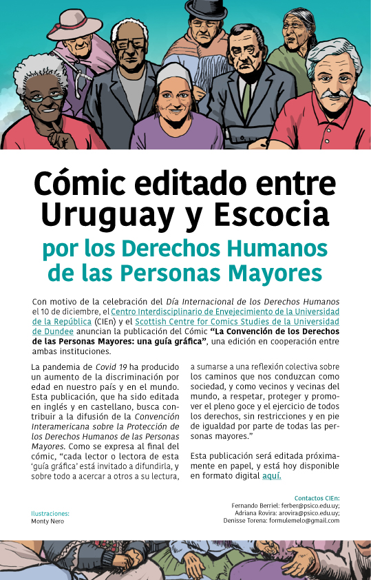 10 de diciembre, Día Internacional de los Derechos Humanos: Cómic “La Convención de los Derechos de las Personas Mayores: una guía gráfica”.

bit.ly/guiaconvencion