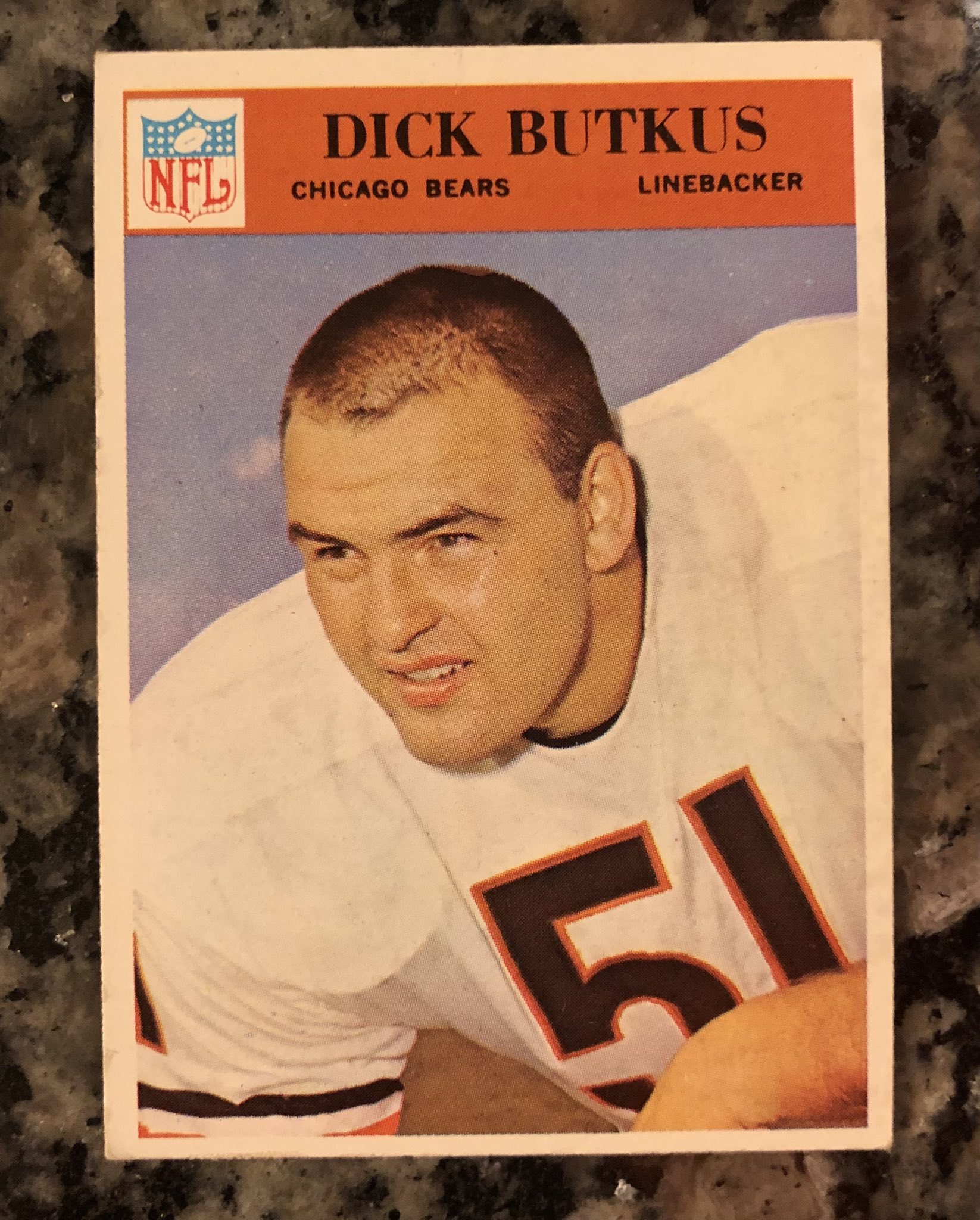 Happy 79th birthday to the baddest LB in Bears history! Here are a couple items of Dick Butkus! 