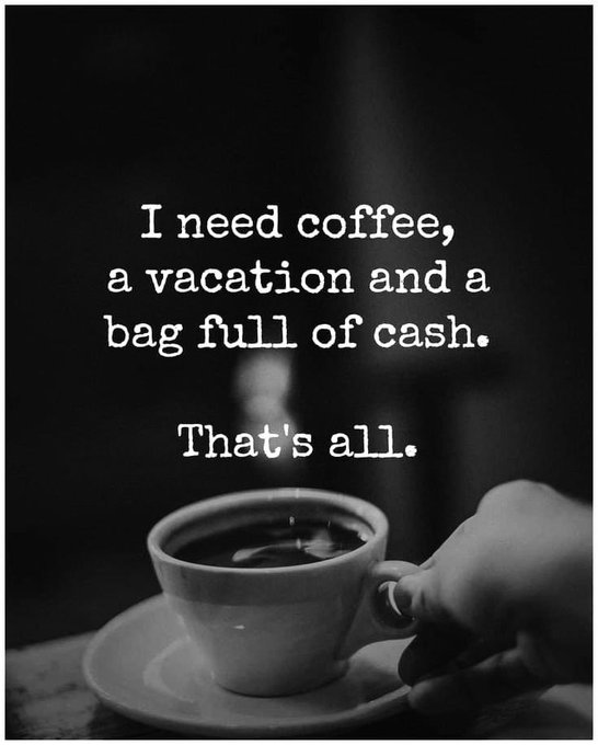 Good morning world. I&rsquo;m drinking tea but you get the picture. https://t.co/S3mUllGNzl