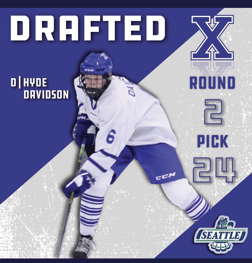 Congrats to <a href="/STMHockey/">STMHockeyAcademy</a> Alumni Hyde Davidson. Second round to <a href="/SeattleTbirds/">Seattle Thunderbirds</a> #stmpride