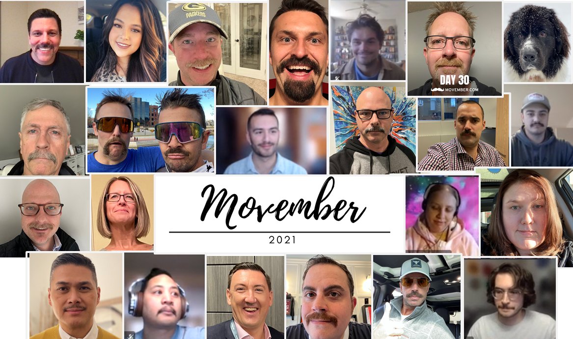 Congratulations to the MObros and MOsistas Movember team that collectively moved 937 miles and grew 17+ moustaches this year! This amazing team surpassed their goal and raised an incredible $15,917 to raise awareness and donations in support of Men's Health.

#Movember #GoBeyond