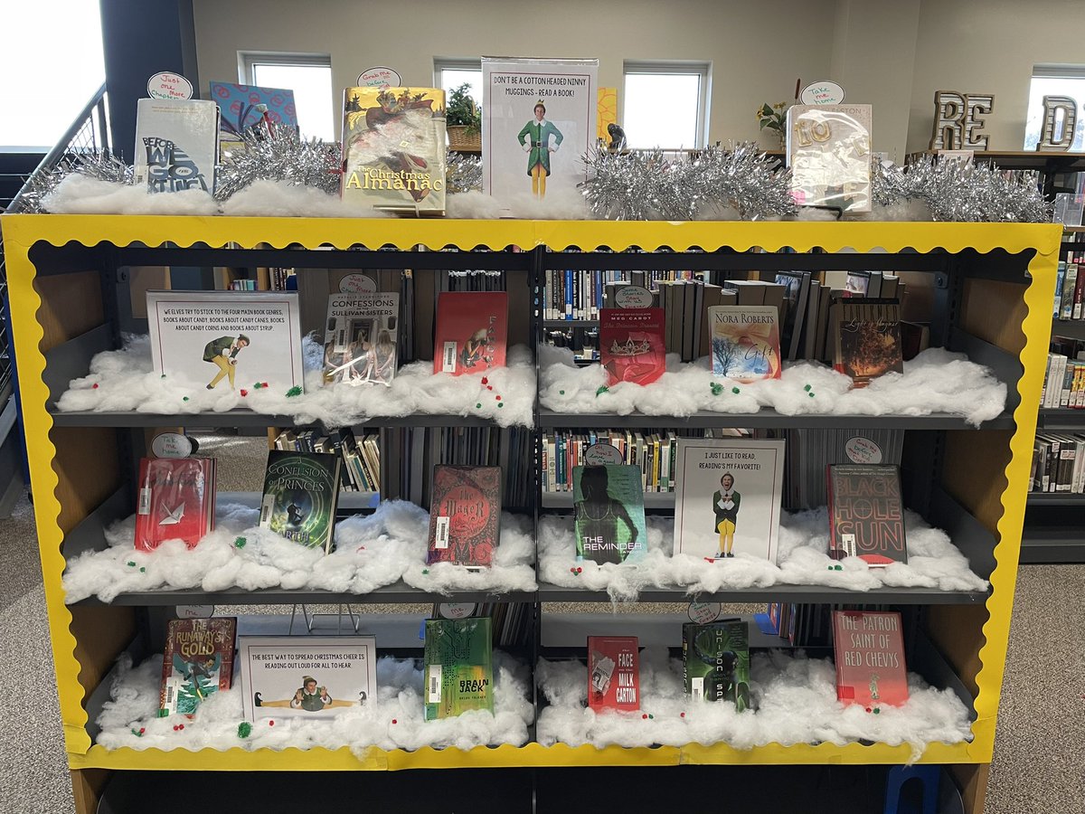 library_CHS's tweet photo. Join us for some great reads! @library_CHS @CHS_Indians https://t.co/v1UTSlzdU2