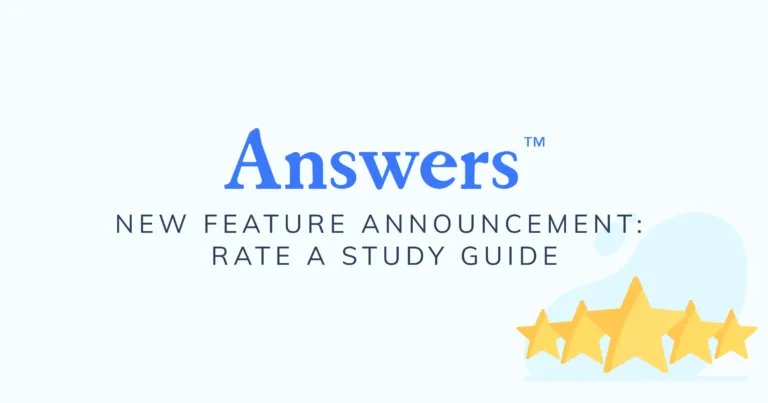 Answers has added a 5-star rating feature so that users can give feedback on Study Guides.
answers.com/pages/blog/new…