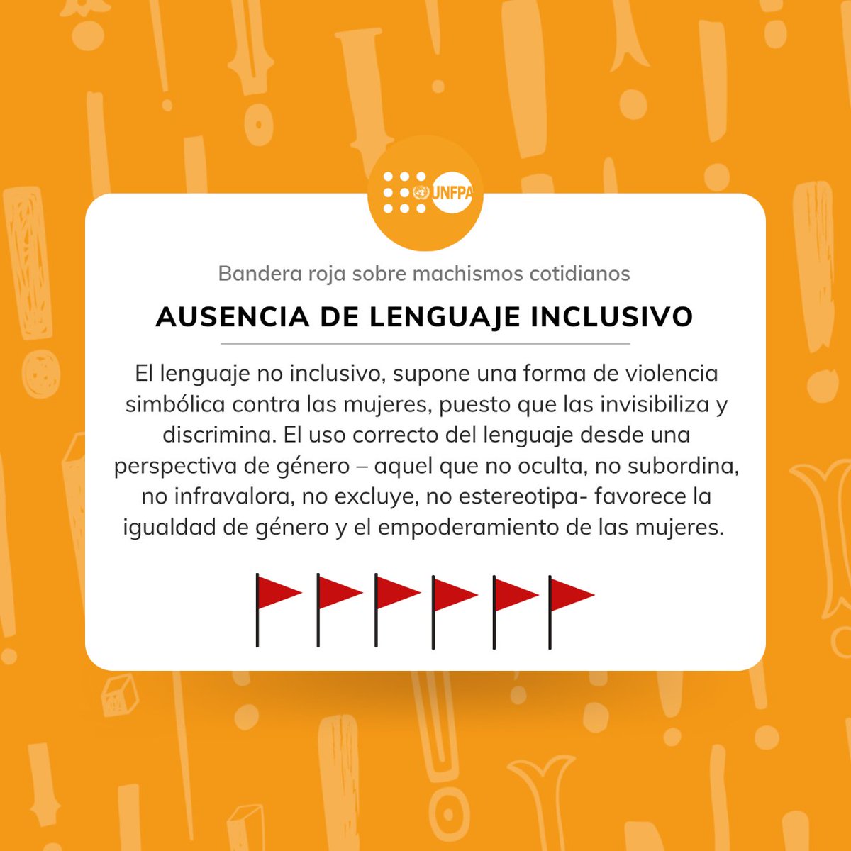 Aunque sea inconsciente sigue siendo VIOLENCIA CONTRA LAS MUJERES🙍🏽‍♀️🚩🚩🚩🚩

Levanta la mano con un emoji si te ha pasado 🤚🏽

#16D #16Dias #25N #16diasdeactivismo #pintaelmundodenaranja🌎🧡 #NoEstasSola #YaEsYa #25Noviembre #VBG
