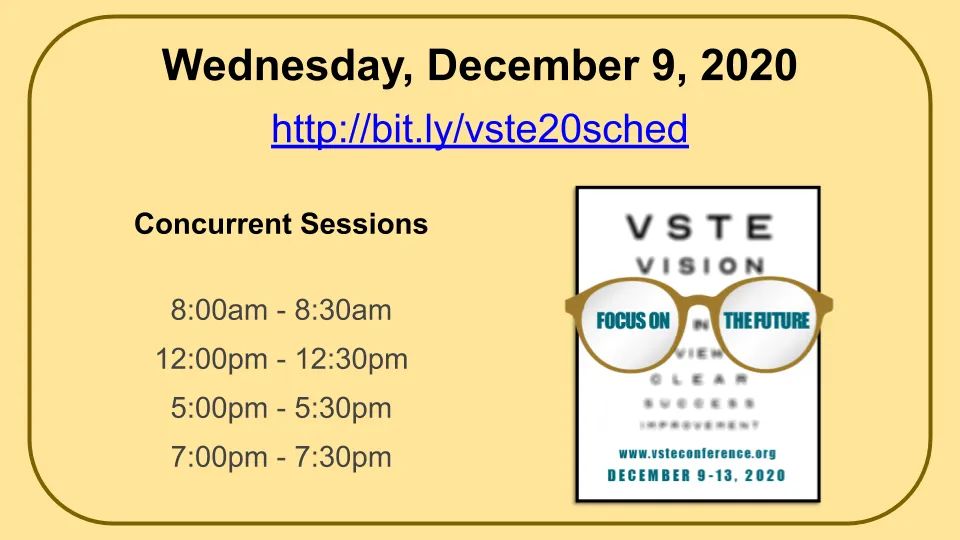 One year ago. We learned to do virtual conferences.

<a href="/msonenote/">Microsoft OneNote</a> 
<a href="/OneNoteEDU/">OneNote Education</a>