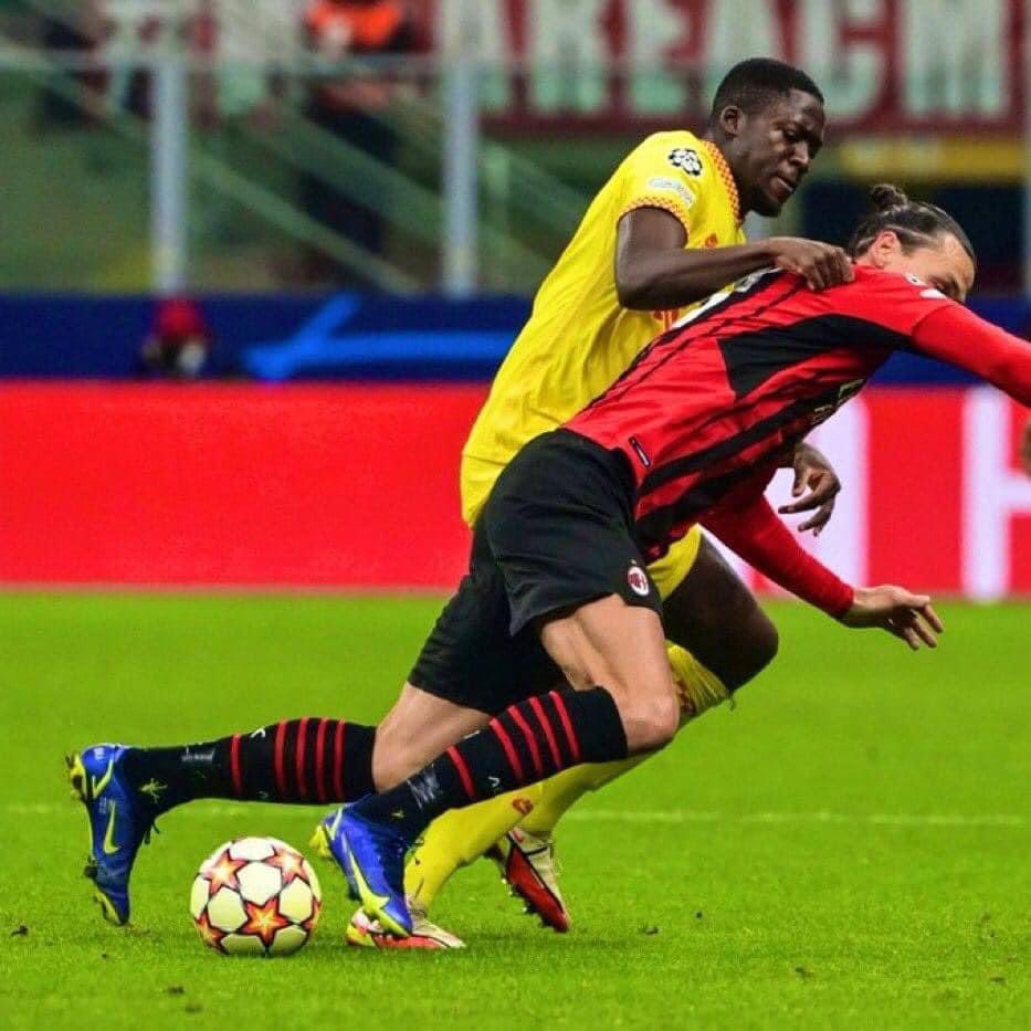 Zlatan Ibrahimovic "I asked to exchange shirts with Liverpool defender Konate, he won all the fights with me on the ground and in the air, I told him that he will be a great defender in the future and that he remembers my words well."