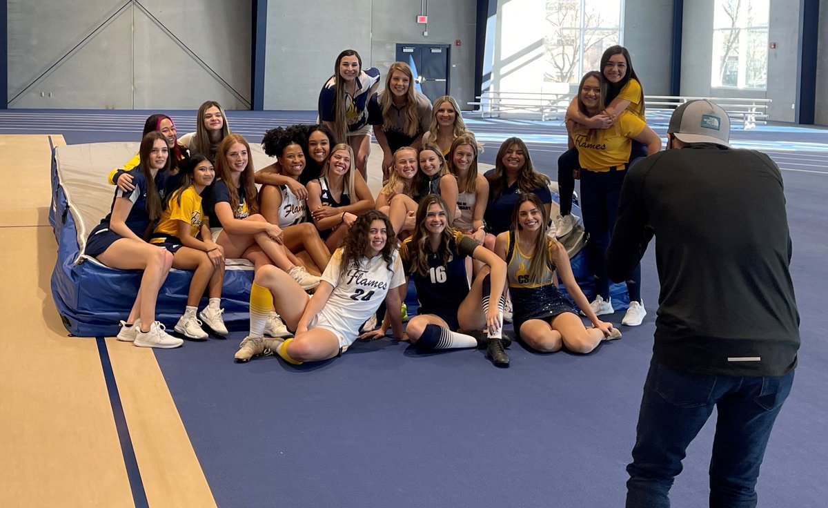 So much fun getting together! We had student-athlete representatives from all 11 sports at College of Saint Mary get together today for a professional photo shoot. Stay tuned for some AMAZING new photos!