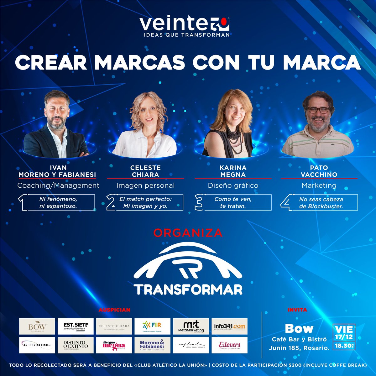 TransformarR's tweet photo. NO TE LO PODES PERDER 💣

Si todavía no te anotaste, estás a tiempo de hacerlo y pasar una excelente tarde con nosotros. 

👉[LINK EN BIO]
#TransformarRosario https://t.co/Uqjf0lKxhR