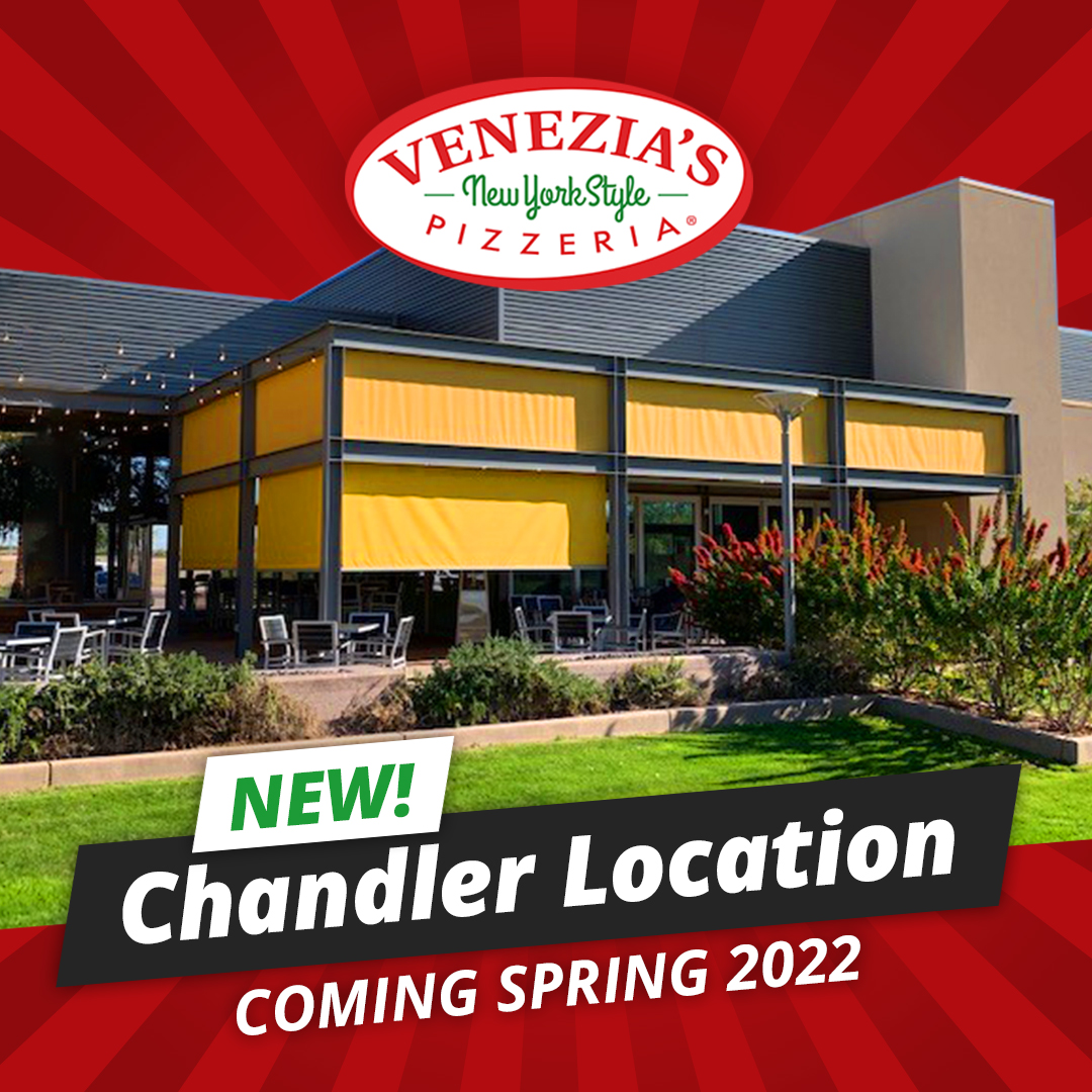 VeneziasPizza's tweet photo. 🚨 NEW LOCATION ALERT🚨 
Venezia's is coming (back) to Chandler! 
Keep an eye on our page for more announcements as we get closer to our grand opening in Spring 2022.
📍 1245 S. Price Rd., Chandler, Arizona 85286 https://t.co/ndYbSPwQGr
