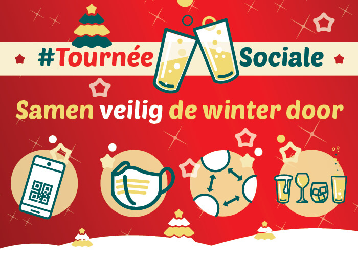 📣 Samen met 11 partners roept Event Confederation op om de maatregelen op events en in horeca zo goed mogelijk na te leven. Zo kunnen we snel terug genieten van meer events! 

👉🏽Gebruik #TournéeSociale en draag deze boodschap mee uit!